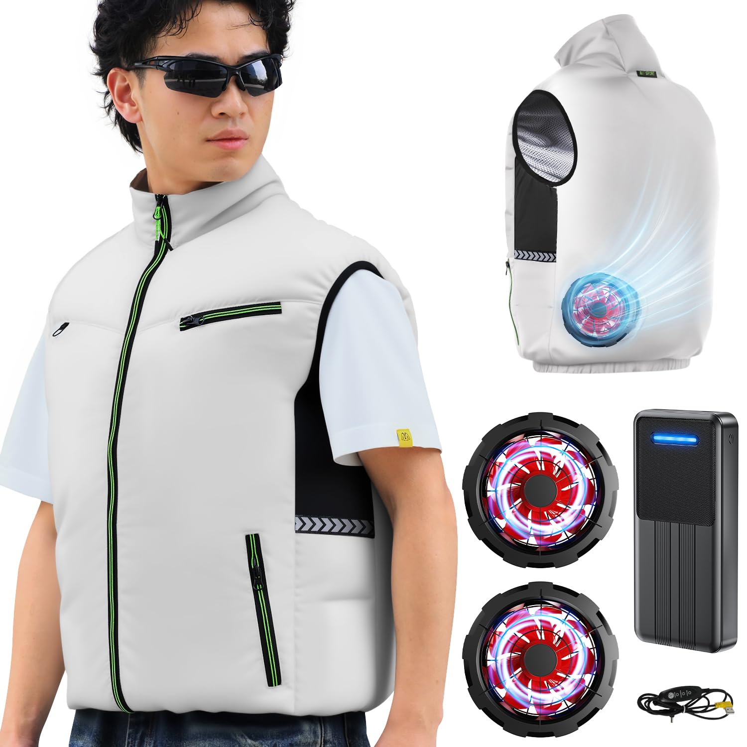 Amazon.co.jp: [櫻の萌] 空調作業服 ファンバッテリーセット 【超強力